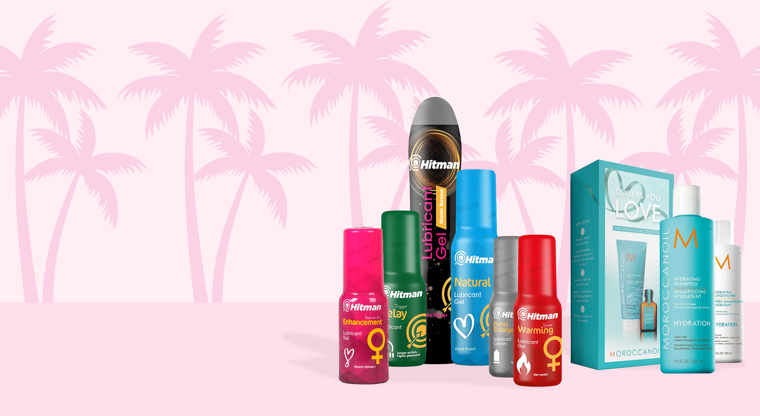 Healthway Direct – Header Banner 1 with text – Hitman and Moroccan Oil – 2560 x1440