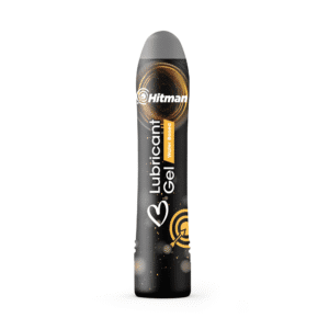 Hitman ™ Dildo Shape Lubricant Gel 125ml Natural - Smooth Gel Formula for Comfort and Miniaturisation - Made with Safe Ingredients, Perfect for Everyday Use